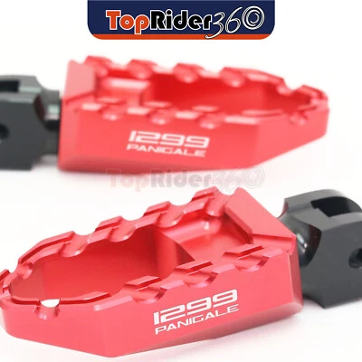 Clavijas delanteras CNC BUZZ anchas para Ducati 1299 Panigale S/R/ABS 2015-19 Foto 1 de 4