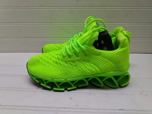 Unbranded Women 6M Green Vegan Laced Fashion Sneaker Shoes 36 - Picture 1 of 7