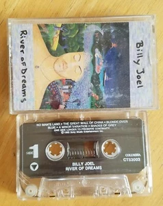 BILLY JOEL-RIVER OF DREAMS Cassette Tape All About Soul No Mans Land Lullabye - Picture 1 of 6