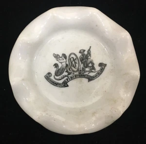 Ash Tray White Ashtray RF Logo Fabrica de Porcelana Santa Clara Vigo Alvarez - Picture 1 of 5