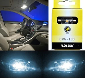 Luz LED Flosser 6418 DE3425 C5W Blanco Una Bombilla Guante Caja Repuesto Lámpara OE - Imagen 1 de 9