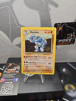 Pokemon 4th Print Card Machoke  34/102 Non Holo Base Set NM - Image 1 of 3