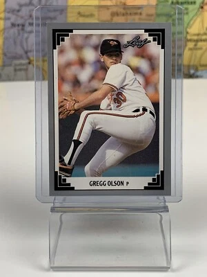 SHIPS SAME DAY 1991 Leaf Baltimore Orioles Baseball Card #519 Gregg Olson - Image 1 of 2