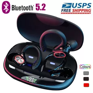 Wireless Bluetooth Ear-Hook Earphones For Samsung Galaxy S21/Ultra/Plus/FE 5G - Picture 1 of 18