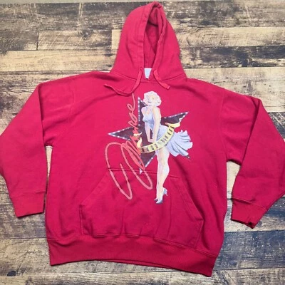 Pulôver King Sportswear Marilyn Monroe com capuz gráfico peso pesado GG - Imagem 1 de 4