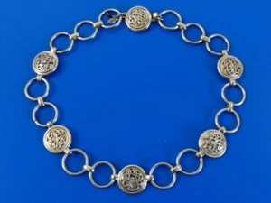 Vintage Monet Gold Tone Choker Necklace ( read description) - Picture 1 of 12