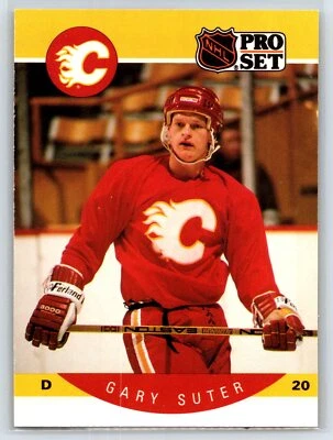 1990-91 Pro Set Gary Suter Calgary Flames #46 - Image 1 of 2