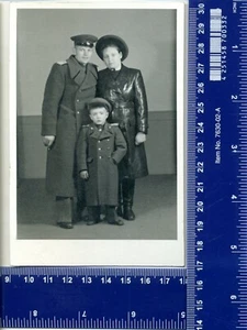 WWII Kunst Foto Pilot Luftfahrt Krieg Held Stalin Ära Luftwaffe UdSSR Familie Junge Frau - Bild 1 von 2