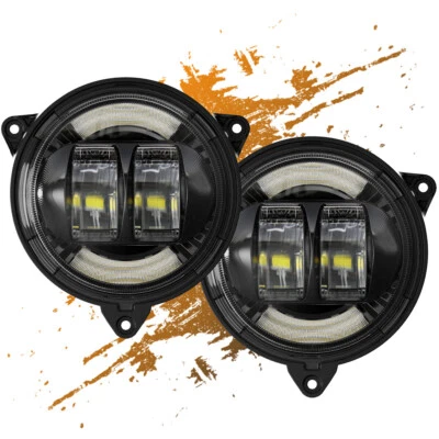 Faros LED con DRL Halo para Can Am Outlander 1000 570 650 850 2018-2022 Foto 1 de 4