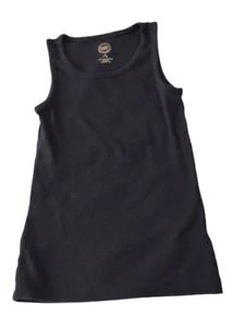 T-Shirt Wonder Nation Mädchen schwarz Tank Top ärmellos Größe M (7-8) Jugend Baumwolle - Bild 1 von 7