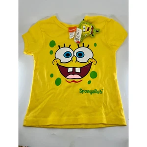 Nickelodeon Kids Large Yellow SpongeBob Shirt NWT - Picture 1 of 5