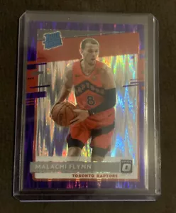 Malachi Flynn 2020/21 Optic Basketball #179 Rated Rookie SP Purple Shock Prizm - Picture 1 of 2