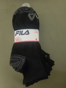 New Fila Womens 10 Pair Athletic Quarter Socks. - Picture 1 of 6