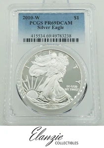 2010-W American Silver Eagle PCGS PR69 - Picture 1 of 5