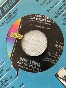 Gary Lewis 45 RPM - She's Just My Style / I Won't Make That Mistake Again 55846 - Bild 1 von 12
