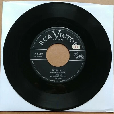 EARTHA KITT Somebody Bad Stole De Wedding Bell 45 7" Record Vinyl JAZZ POP RCA Foto 1 de 2