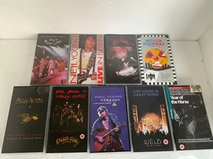 Neil Young VHS Kassetten Konvolut Restposten - Live, Ragged Glory, Human Highway, Freedom. - Bild 1 von 3