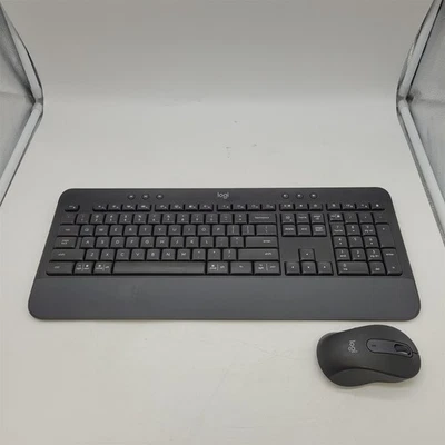 Logitech Signature MK650 Combo Wireless Mouse and Keyboard, Graphite *NO DONGLE* - Image 1 of 4