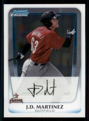 2011 Bowman Chrome Prospect AUTO #BCP92 J.D. Martinez - Image 1 of 2
