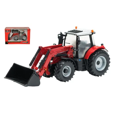TRATTORE MASSEY FERGUSON 6616 TRACTOR WITH FRONT LOADER 1:32 Britains Mezzi Agri - Photo 1/3
