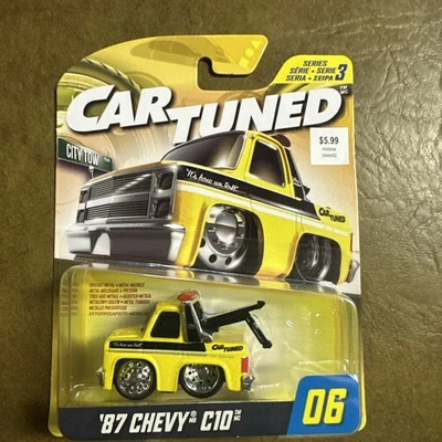 2025 MGA CAR TUNED SERIES 3 HOBBY LOBBY  #06 87 CHEVY C10 TOW TRUCK - Image 1 of 3
