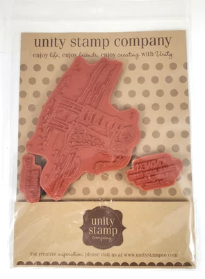 Unity Stamp Company-PH1274A Forever Friends-Unmounted Rubber Stamp 3pc - Image 1 of 4