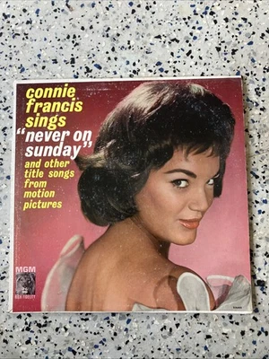CONNIE FRANCIS Sings Never On Sunday 1961 Vinyl LP Ultrasonically Clean VG+/VG - Image 1 of 2