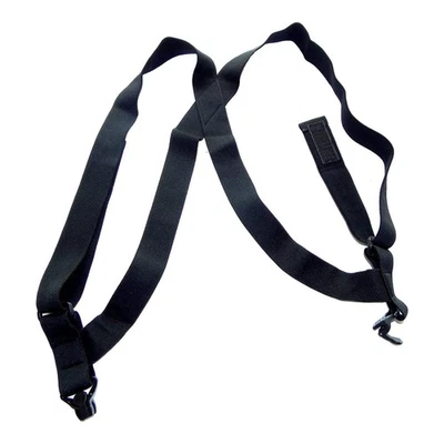 Holdup Black 1 1/2" Hip-Clip Style Under-Ups Suspenders for Men with the Pate... - Image 1 of 4