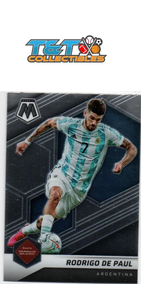 2021-22 Panini Mosaic Road to FIFA World Cup #15 Rodrigo de Paul Argentina - Image 1 of 1
