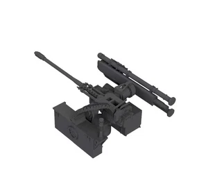 3D printing 1/72 m230lf 30mm chain gun with US military vehicle weapons station - Picture 1 of 2