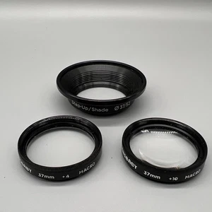 Lensbaby • Macro Lens Kit •  37mm •  +4 & +10 filters •  Step-Up Shade Included - Picture 1 of 4