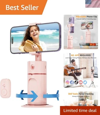 360° Face Tracking Tripod with Gesture Control - No App Required for Vlogging - Image 1 of 4