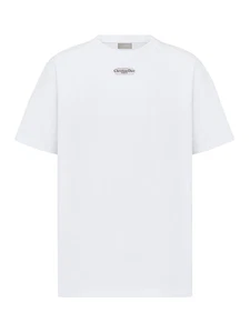 DIOR $790 White Cotton T-shirt New & Authentic - Picture 1 of 2