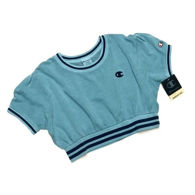 Sudadera corta Champion para mujer manga corta polar talla grande L Foto 1 de 4