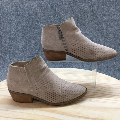 Botas Lucky Brand para Mujer 9 M Fabiana Informales Cremallera Lateral Botín al Tobillo Cuero Marrón Foto 1 de 4