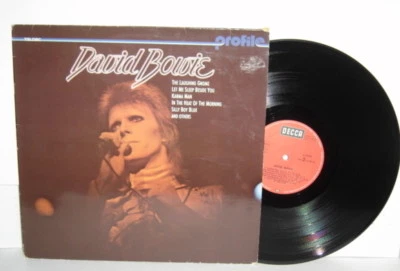 DAVID BOWIE Profile German LP Vinyl VG+ 1979 Decca Teldec 6.24009 1968-1973  - Image 1 of 3