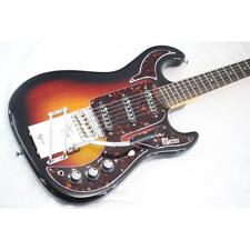 Electric Guitar Burns d?j? vu Brown Black 21 frets London 6 strings USED for sale