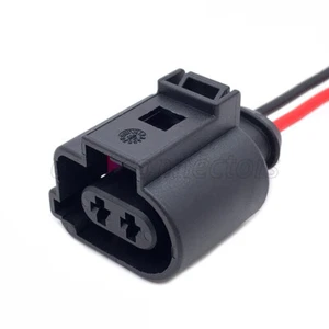 1J0 973 722A For VW Audi VAG 2 Pin Female Connector Wire Harness Plug 1J0973722A - Picture 1 of 10