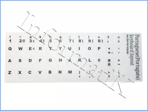 Adesivi Bianchi White Portugues Stickers Keyboard Autocolantes Brancos x Teclado - Imagen 1 de 1