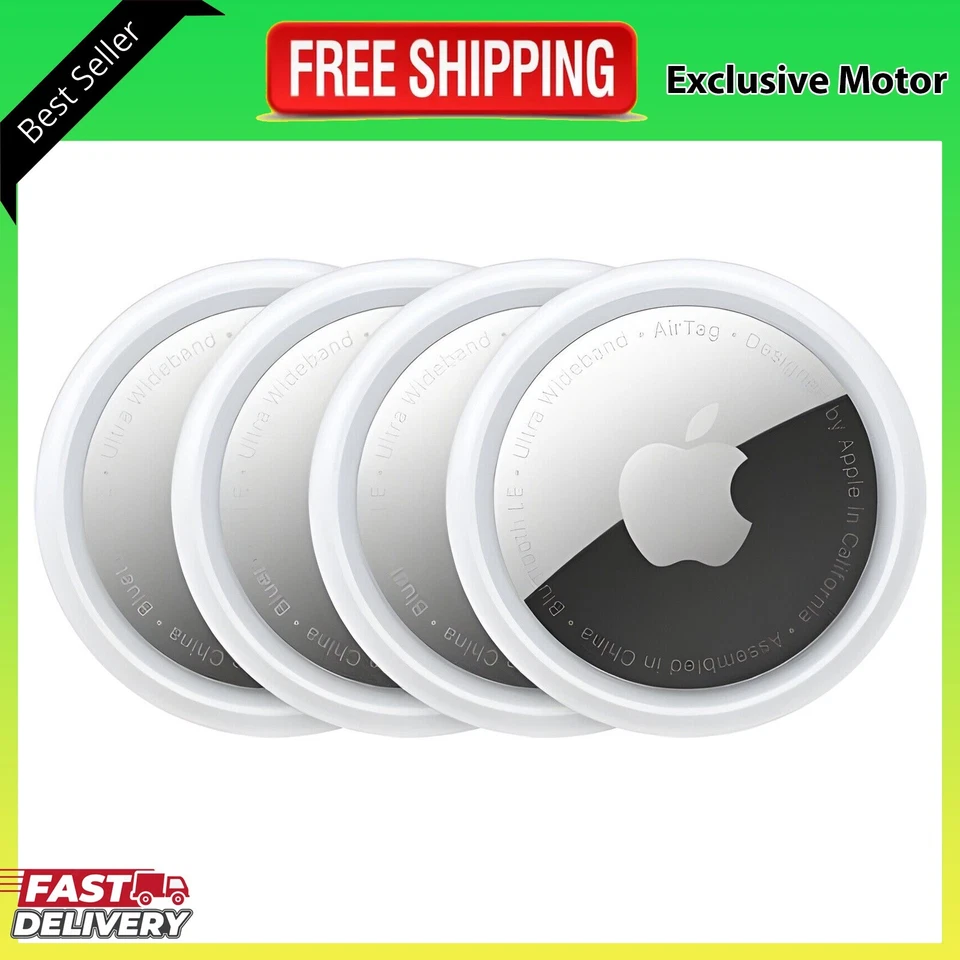 Apple - AirTag (4-Pack) - Silver ‎MX542LL/A Air Tag