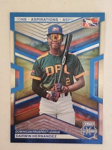 DARWIN HERNANDEZ 2023 Elite Extra Edition ASPIRATIONS BLUE #'d 145/349 DPL - Picture 1 of 1