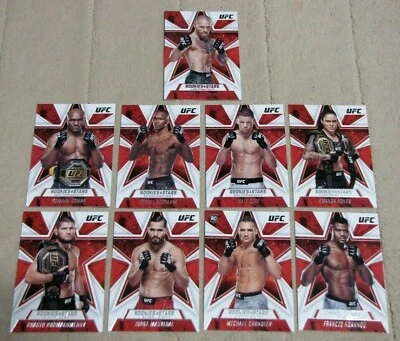 2021 Panini Chronicles Rookies & Stars UFC #81-90 Base & Pink (Pick Your Cards) - Image 1 of 2