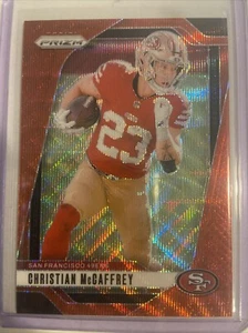 2024 Panini Prizm Christian McCaffrey Rookie Red Wave Prizm 051/149 (RC) - Picture 1 of 5
