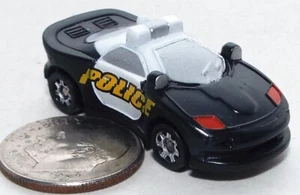 Small Mini Hot Wheels Police car High Speed in Black and White - Picture 1 of 3