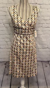 Lily Vintage Damen Kleid V-Ausschnitt ärmellos Baumwolle - Bild 1 von 9