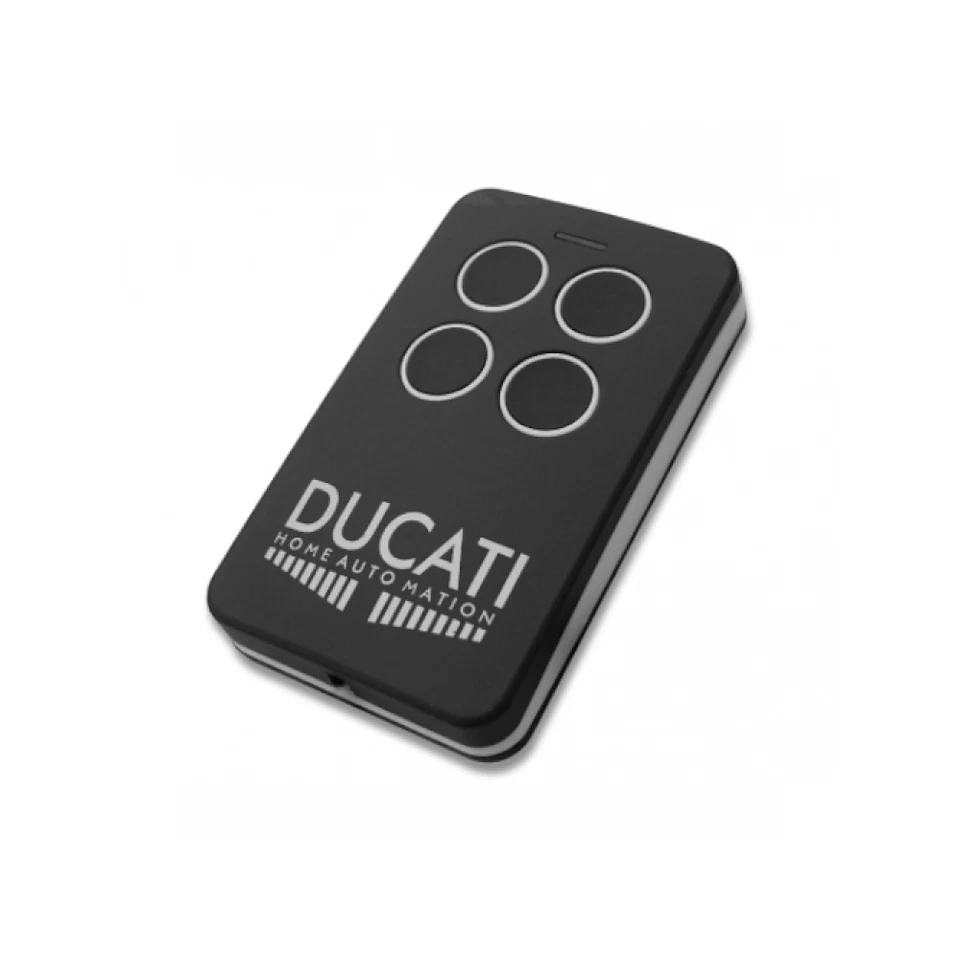 Radiocomando apricancello ALLDUCKS 6208, 4 canali, 433,92 MHz, rolling code nero - Immagine 1 di 1