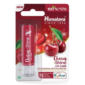 Himalaya Lip Care Cherry + Shine - Soft & Nourished Lips -4.5g Stick- Free Ship - Picture 1 of 9