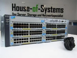 HP ProCurve 5406 ZL Modularswitchbundle mit 144x 1Gb PoE-Ports - Bild 1 von 4