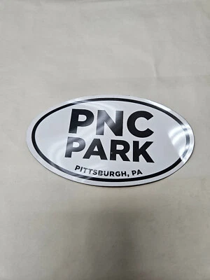 Pittsburgh Pirates MLB Baseball PNC Park 5" x 3" Oval Car Magnet - Image 1 of 2