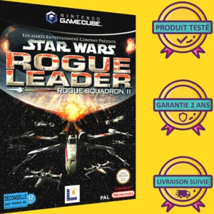 🚀 STAR WARS ROGUE QUADRON II : ROGUE LEADER - NINTENDO GAMECUBE NGC 🚀 - Picture 1 of 3